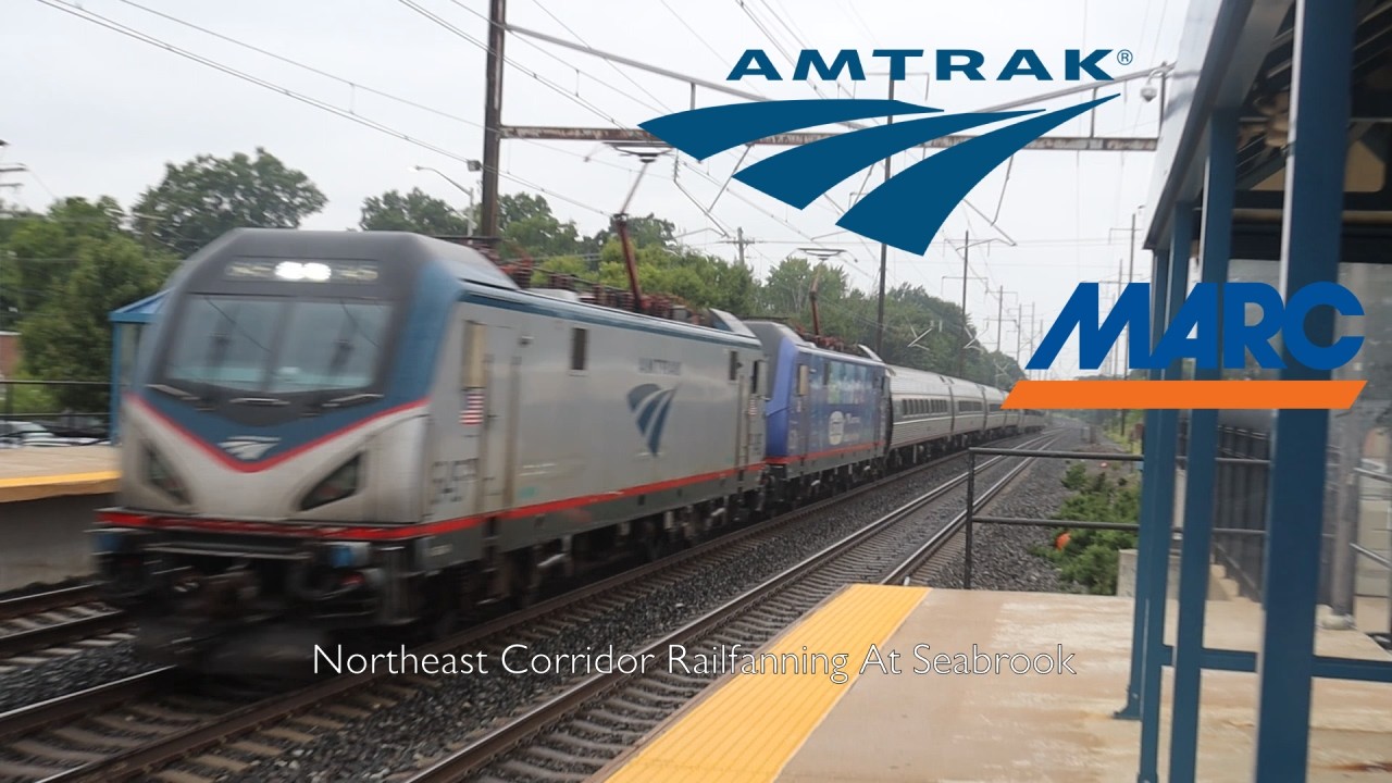 Railfanning The NEC At Seabrook (8/18/25)