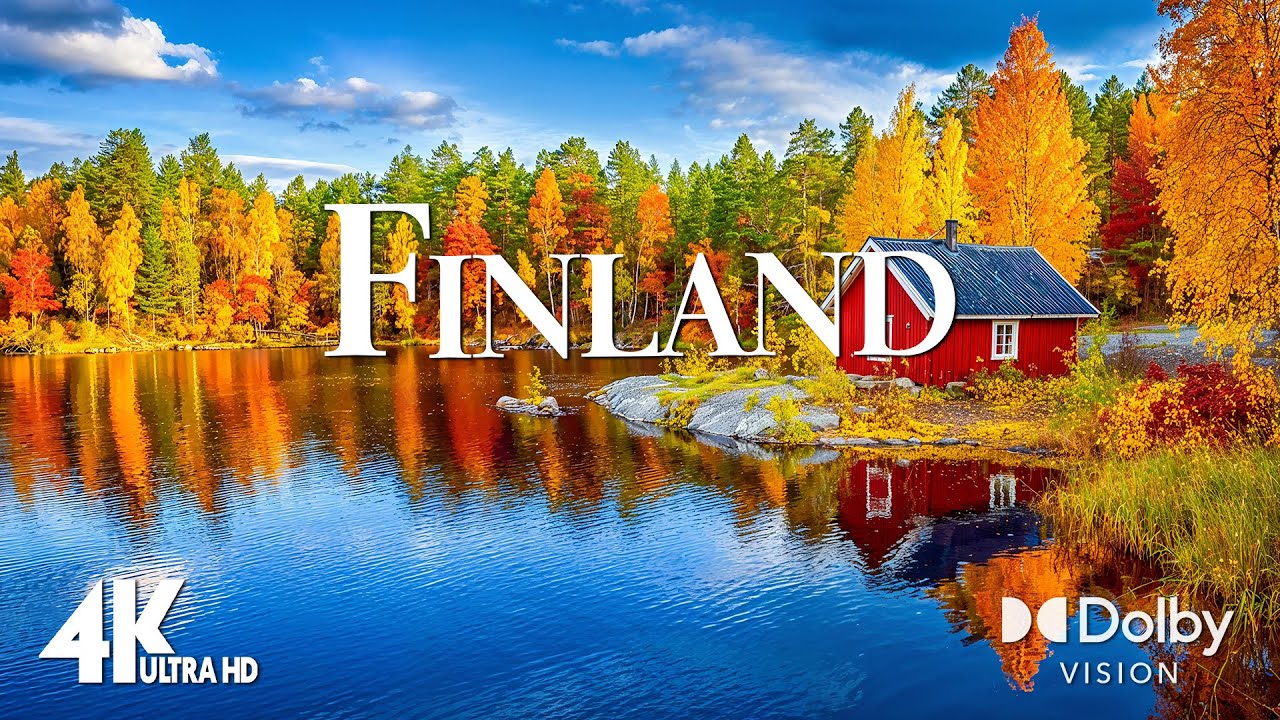 Autumn in Finland 4K 🍁 Discover the Most Beautiful Fall Colors in the Land of a Thousand Lakes