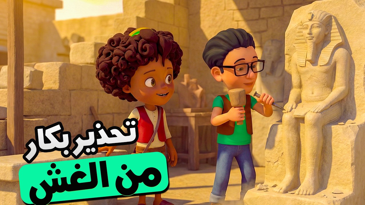 بداية الفخ! 😱 هل يتورط ابن عم بكار في تجارة الآثار المزورة؟ | مغامرات بكار