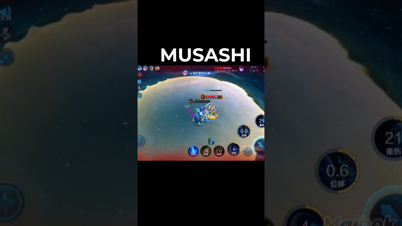musashi god mode activate  #honorofkingsbrasil #honorofkingsindonesia #shorts #hokindonesia #hok
