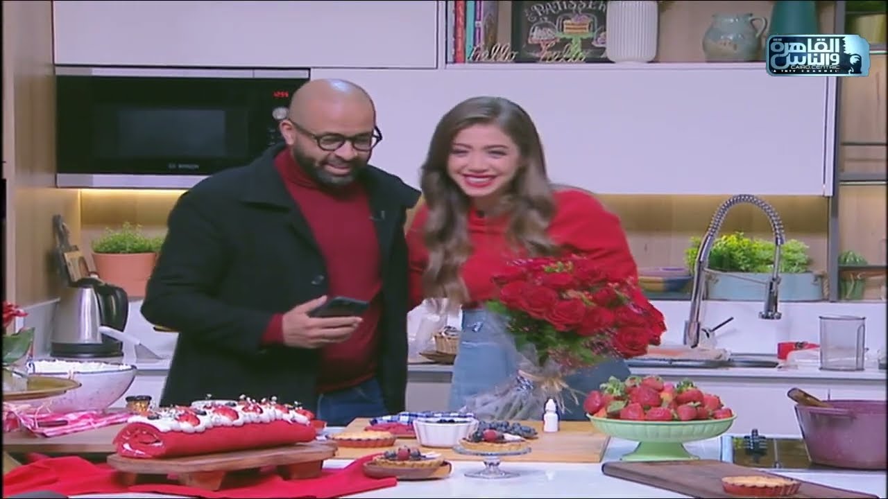 احلى فالانتاين ده ولا ايه!😍زوج الشيف مي ماقدرش يفوت الفالانتاين من غير ما يعملها مفاجاة على الهوا🙈