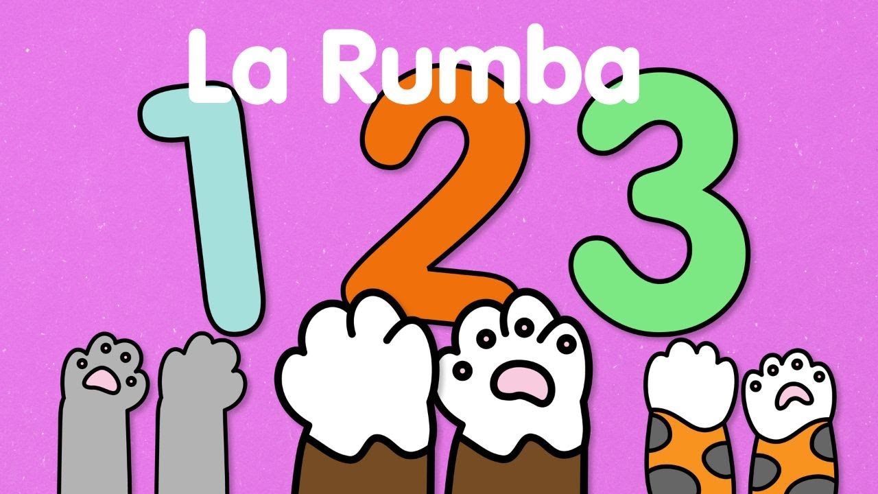 La Rumba 123 - Apprendre &agrave; compter jusqu'&agrave; 10 - Comptine afropop pour maternelles - Professeur Baba