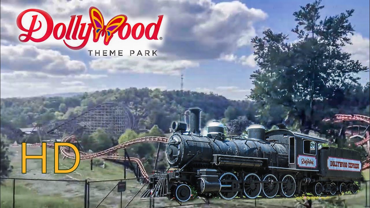 Dollywood Express - REAL Steam Train Through Smoky Mountains - HD POV