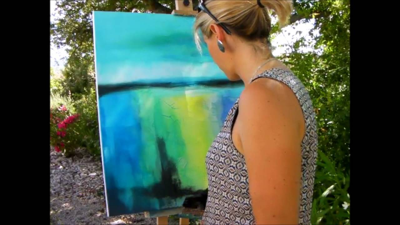 Apprendre a faire une peinture abstraite video YouTube HD shadingart