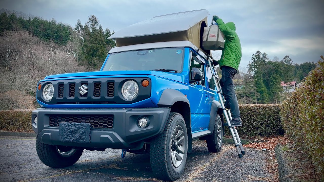 Автомобиль Jimny впервые попал в лагерь
