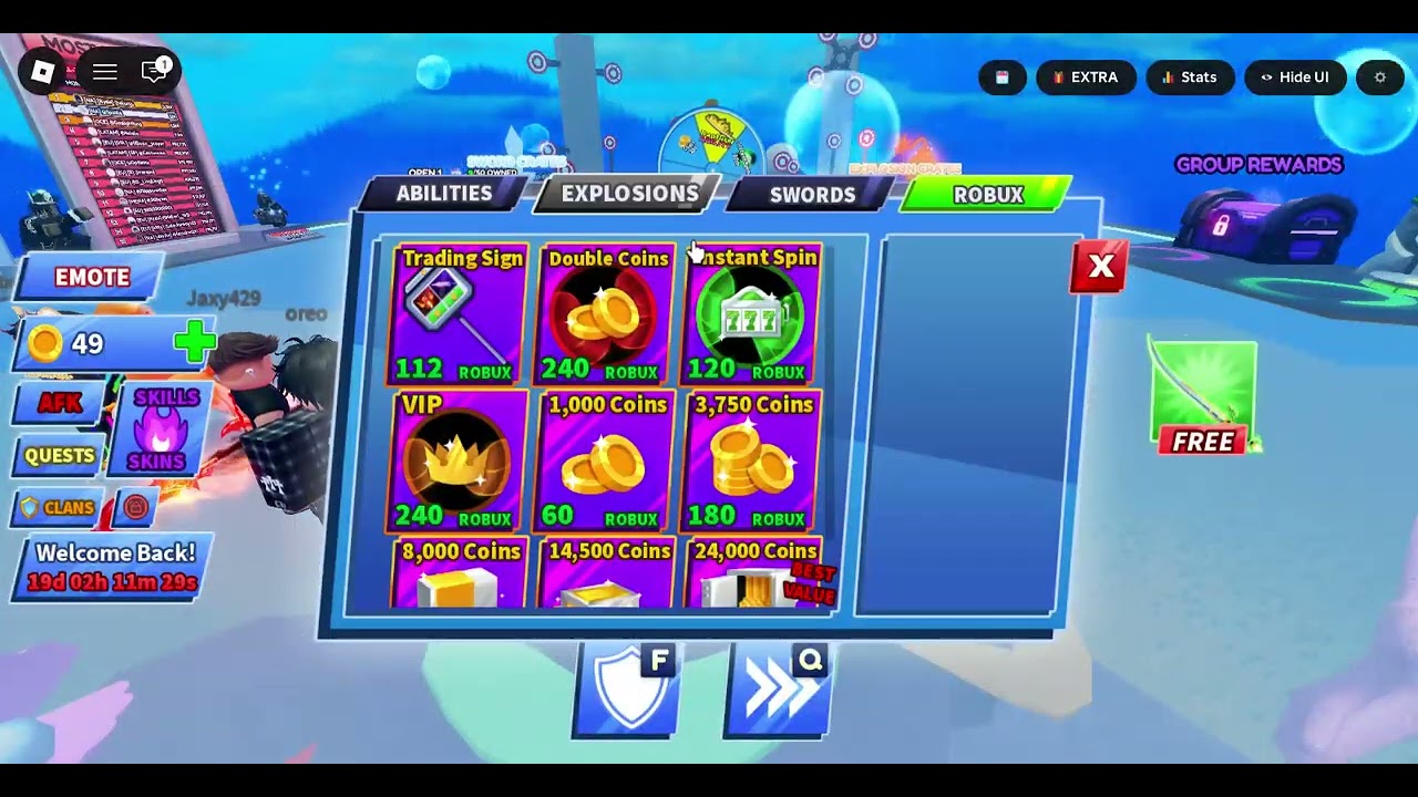 playing bladeball again!!!!!