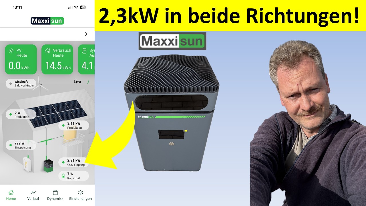 Maxxisun V2 CCU 2300W - endlich bei mir im Test. Ladepower trifft deutsche Gründlichkeit.