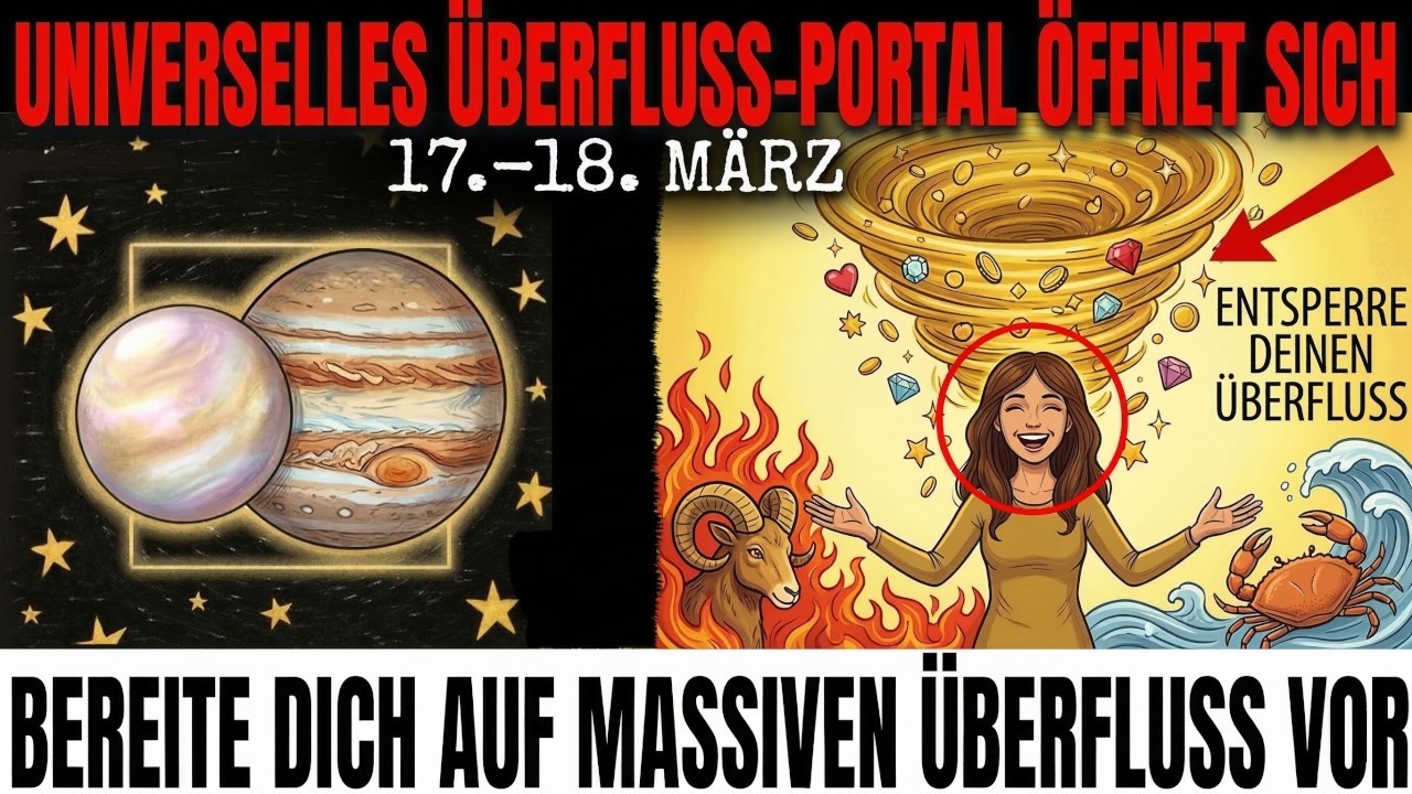 Das Universum gibt dir MEHR als erwartet - Venus-Jupiter öffnet das Überfluss-Portal