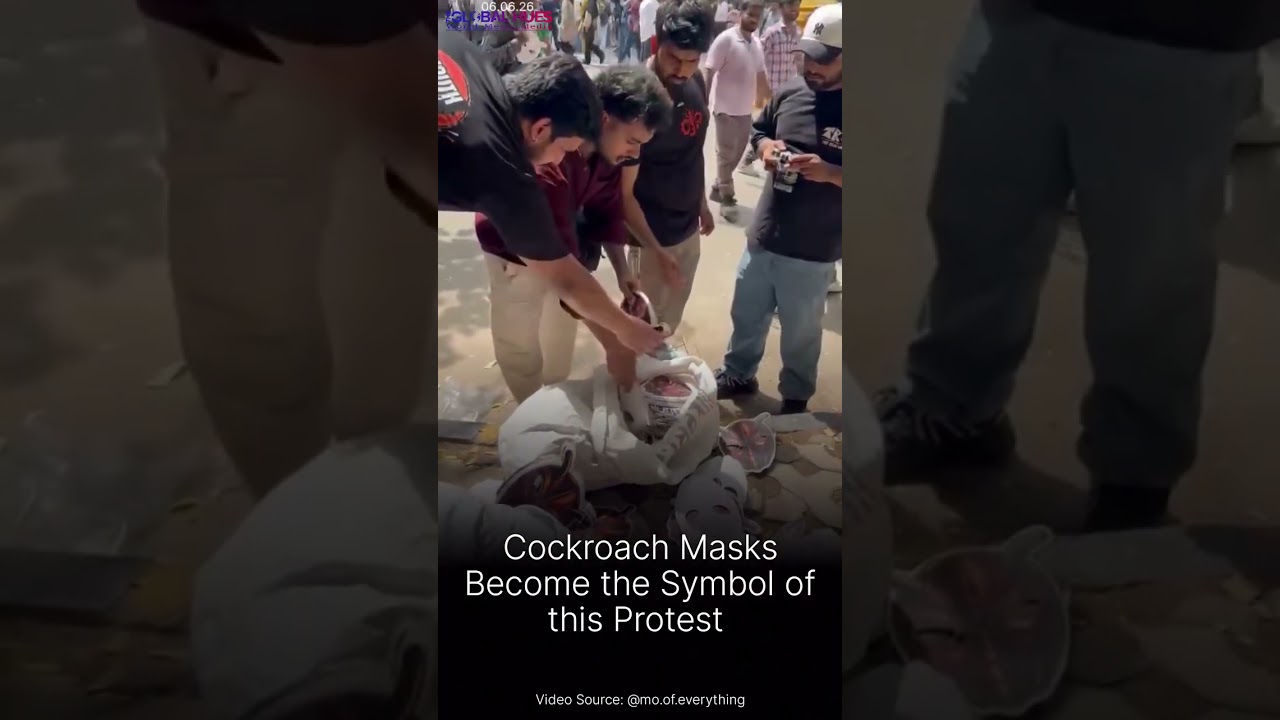 Cockroach Masks Take Over Jantar Mantar Protest #cjp #jantarmantar #delhiprotest #dharmendrapradhan