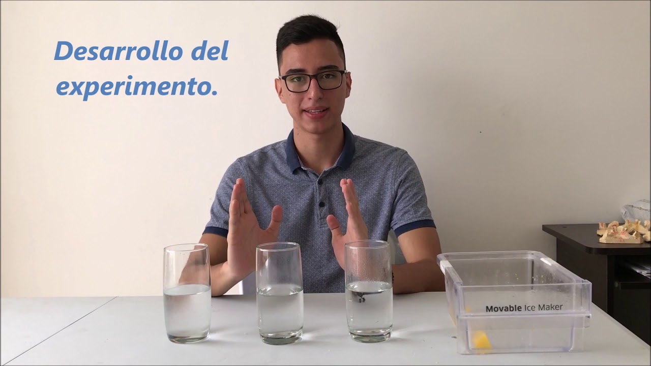 Experimento Termodinámica - Cubos de Hielo.