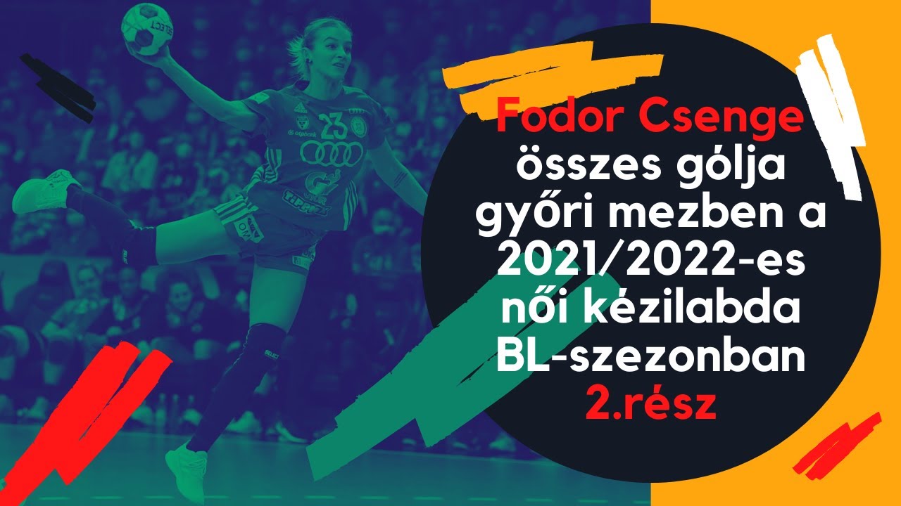 Fodor Csenge összes gólja győri mezben a 2021/2022-es női kézilabda BL-szezonban, 2. rész