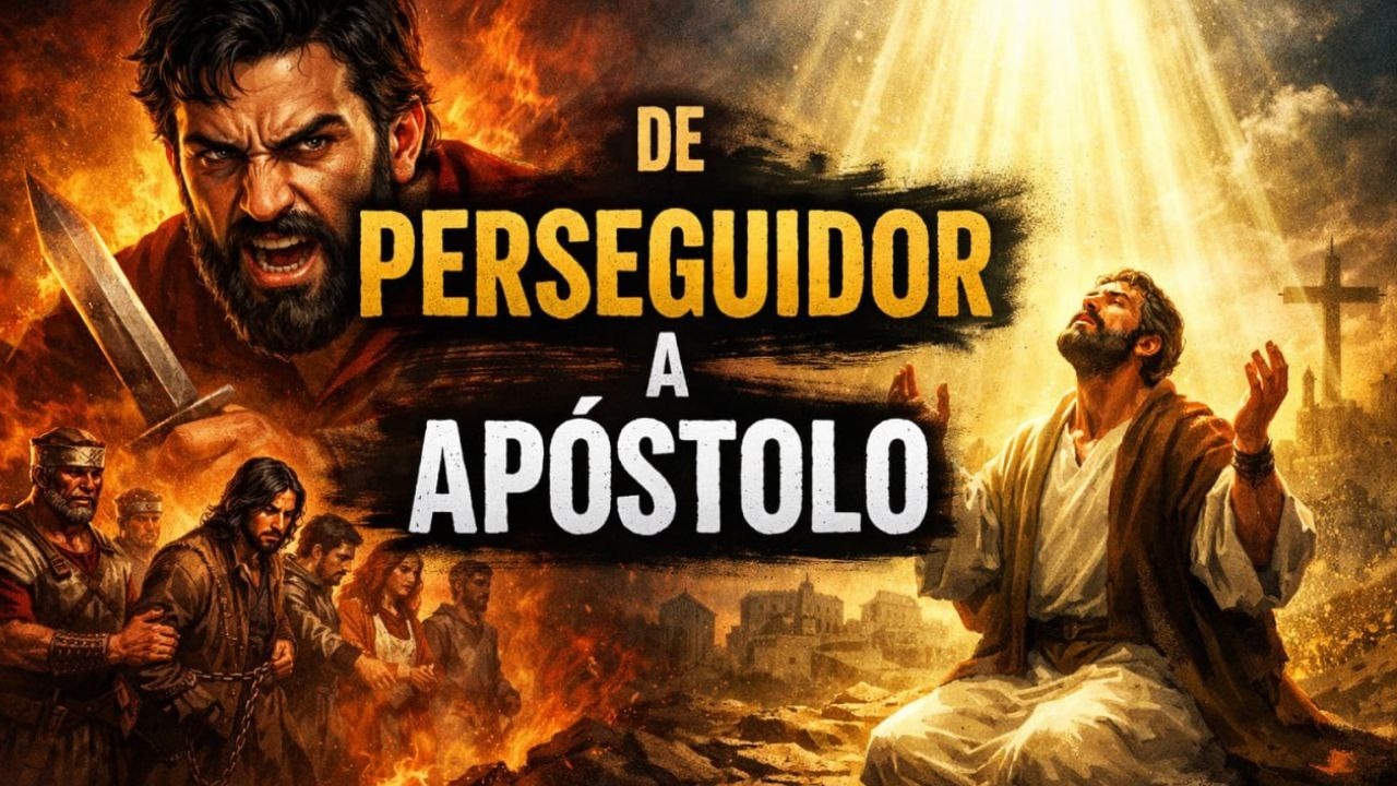 DE PERSEGUIDOR A APÓSTOLO/A HISTÓRIA DE PAULO QUE VAI MUDAR SUA VIDA