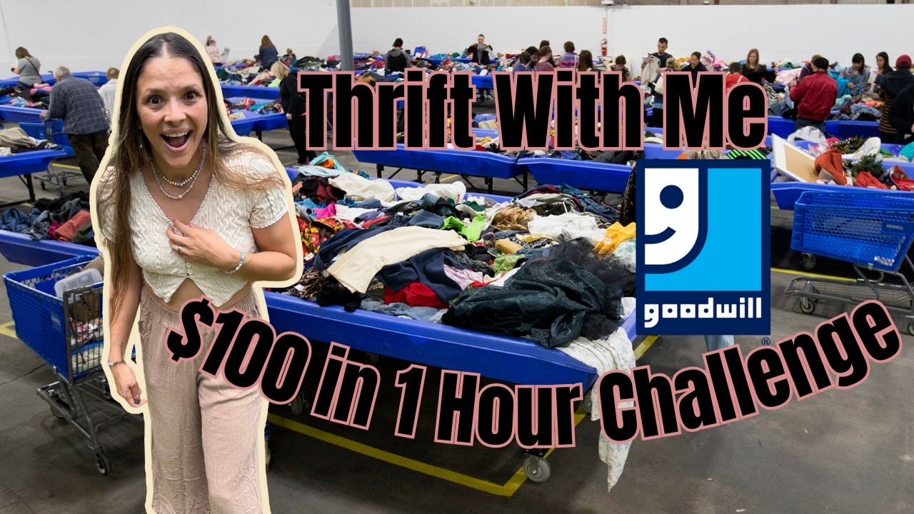 Thrift With Me in Seattle at The Goodwill Outlet (Take 2) $100+ in Profit in 1 Hour Challenge