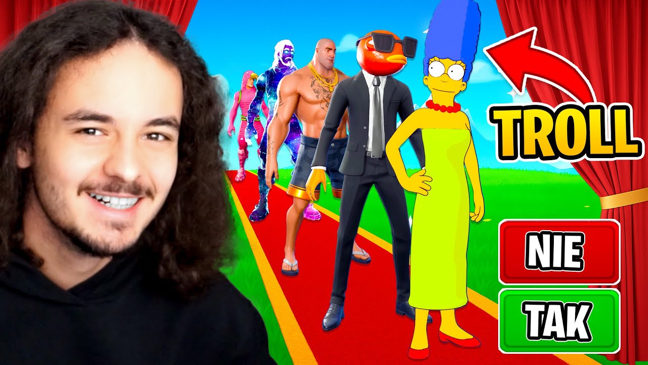 STROLOWAŁEM WIDZ&Oacute;W na TOP MODEL w Fortnite