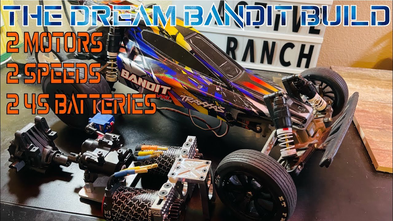 Building the Worlds First Dual Motor 2 Speed Traxxas Bandit