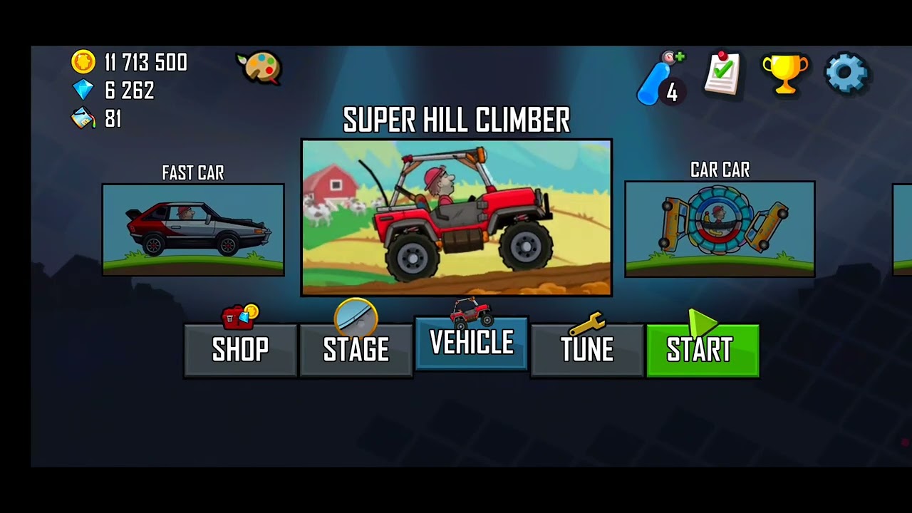 Hill climb racing, Mega Episode-11 #feed #viral#reels #hillclimb #shortsfeed #carcleaning#shortshist