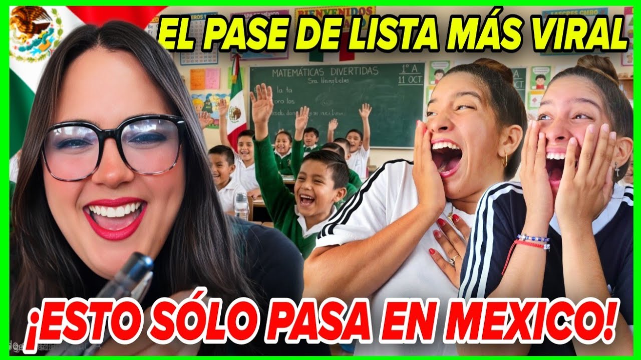 MAESTRA MEXICANA🇲🇽 ROMPE el INTERNET con su INGENIOSO PASE de LISTA😂 ¡NO IMAGINÓ ESTAS RESPUESTAS😱!