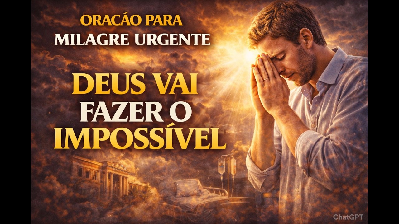 ORAÇÃO PARA MILAGRE URGENTE (DEUS VAI FAZER O IMPOSSÍVEL)