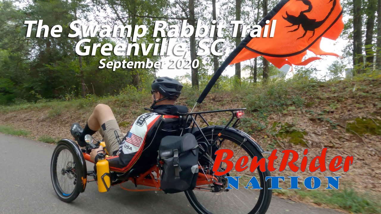 The Swamp Rabbit Trail | Greenville, SC | Recumbent Trike Ride | BentRider Nation 4K Video