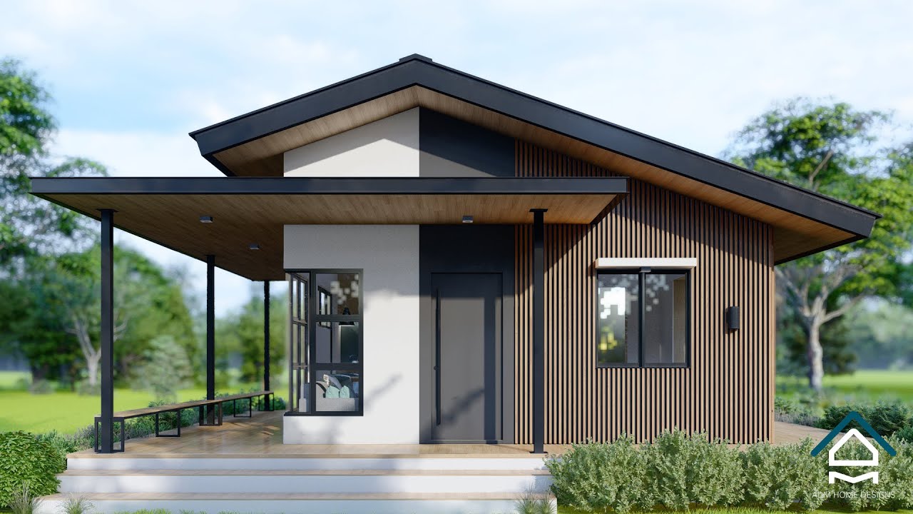 SMALL HOUSE DESIGN | 2 BEDROOM | 6m x 6m (20 ft x 20 ft)