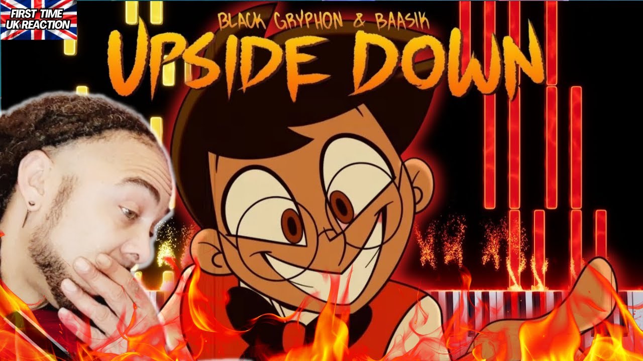 Эта песня из «Отеля Хазбин» сводит с ума 🔥 | Upside Down – Реакция Black Gryph0n и Baasik