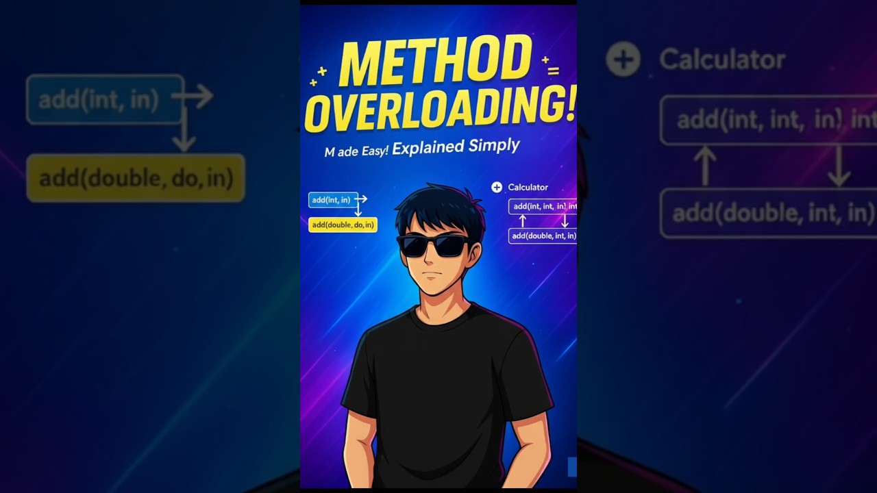 Java Method Overloading Explained | Method Overloading vs Overriding | Java Tutorial for Beginners