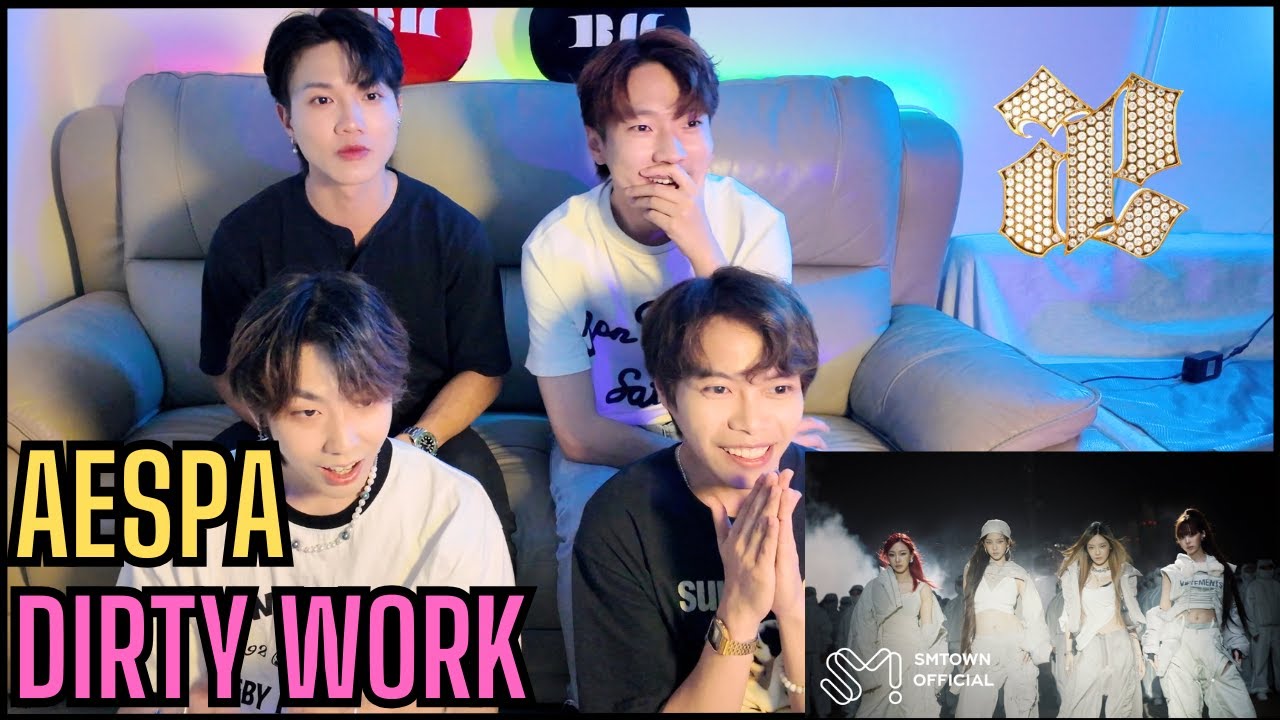 aespa – ‘Dirty Work’ MV | Reaction | Chill Guys | They Ate This Concept UP!