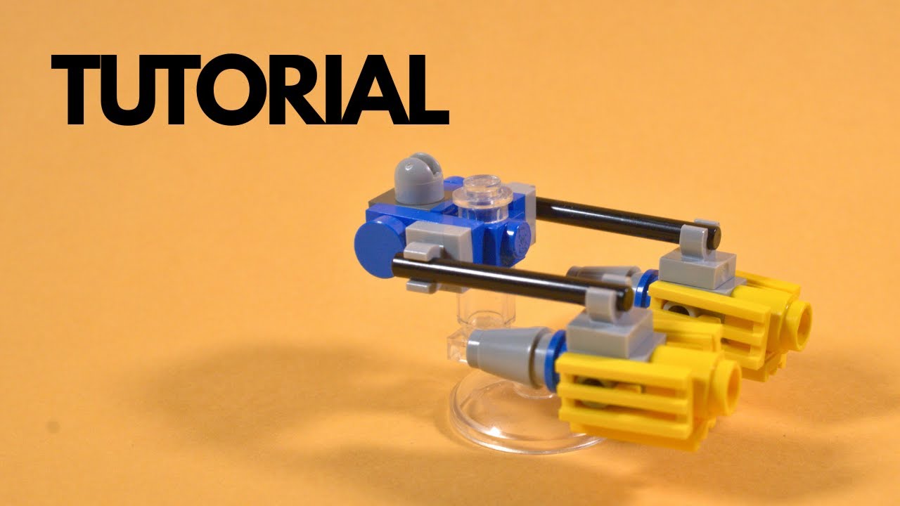 Сборка гоночного пода Энакина из Lego