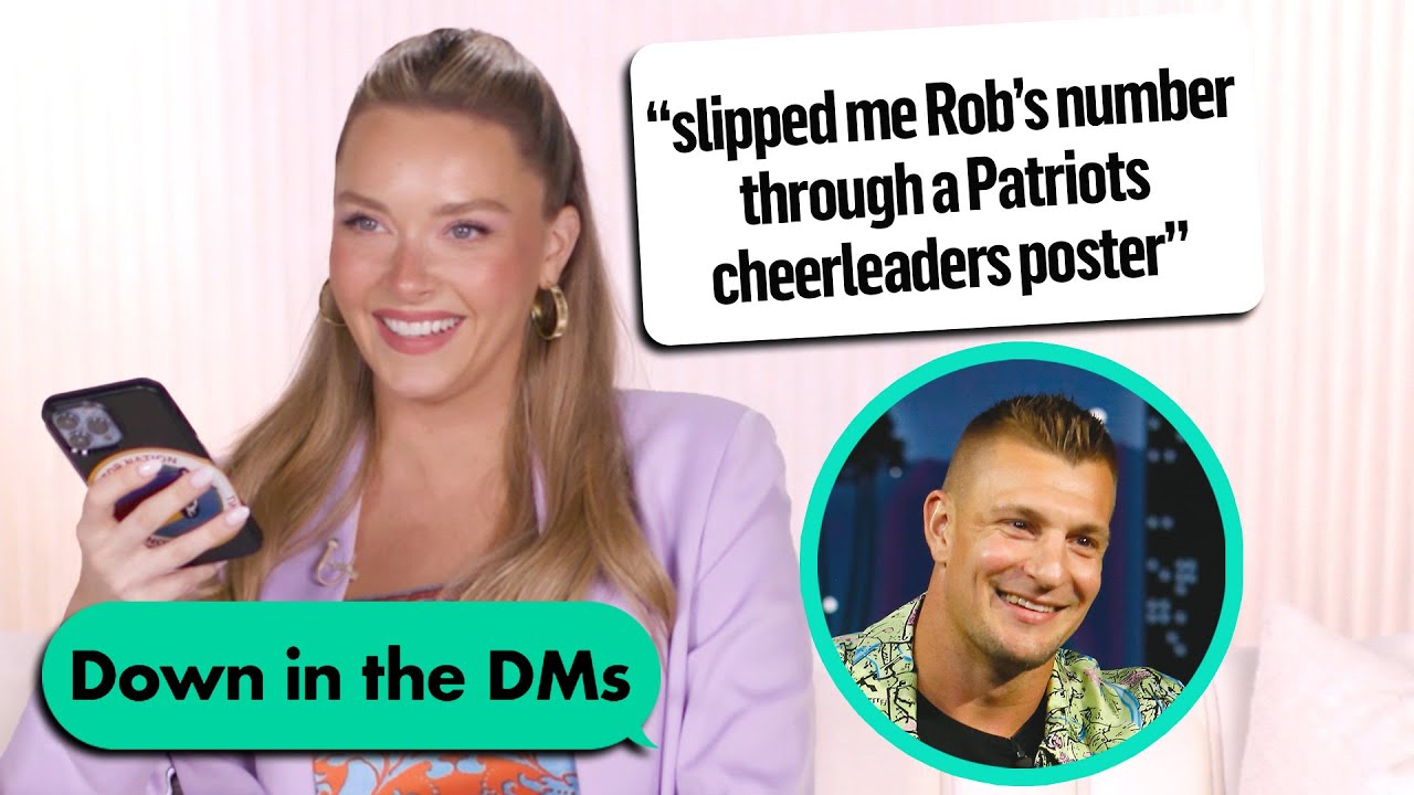 How Camille Kostek GOT Rob Gronkowski's NUMBER | Down in the DMs | E! News