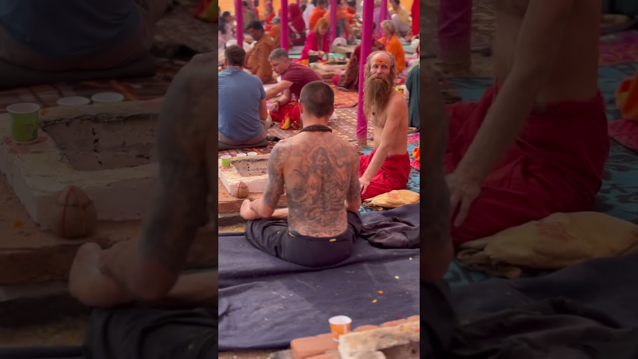 Pilot baba ashram at Mahakumbh #mahakumbh2025  #mahakumbh #shortsfeed