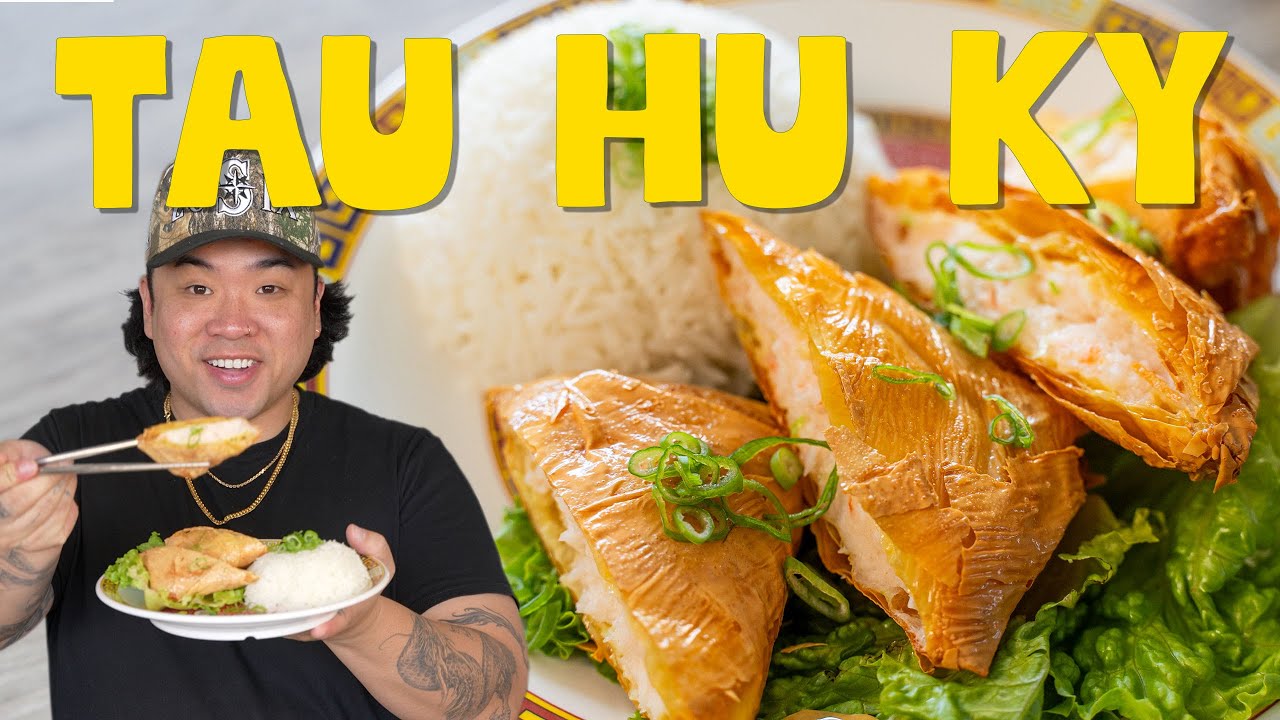 How to Make: Tau Hu Ky / Fried Bean Curd Shrimp Roll