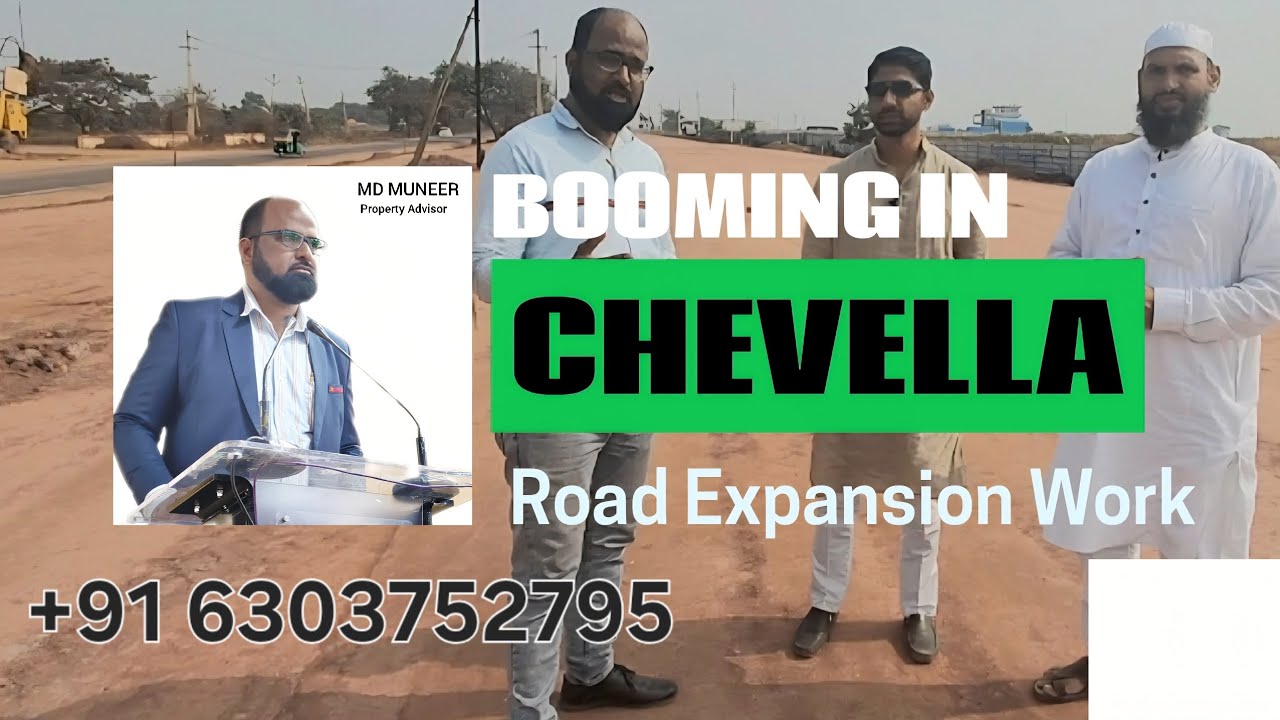 APPA Junction to Manneguda road expansion work | Moinabad plots for sale | Lands in Chevella Road.