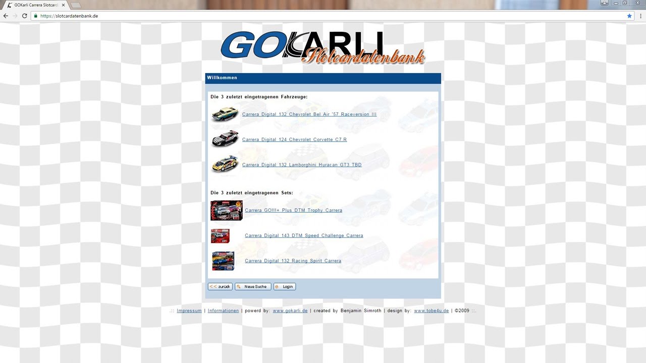 Tutorial GOKarli Slotcardatenbank