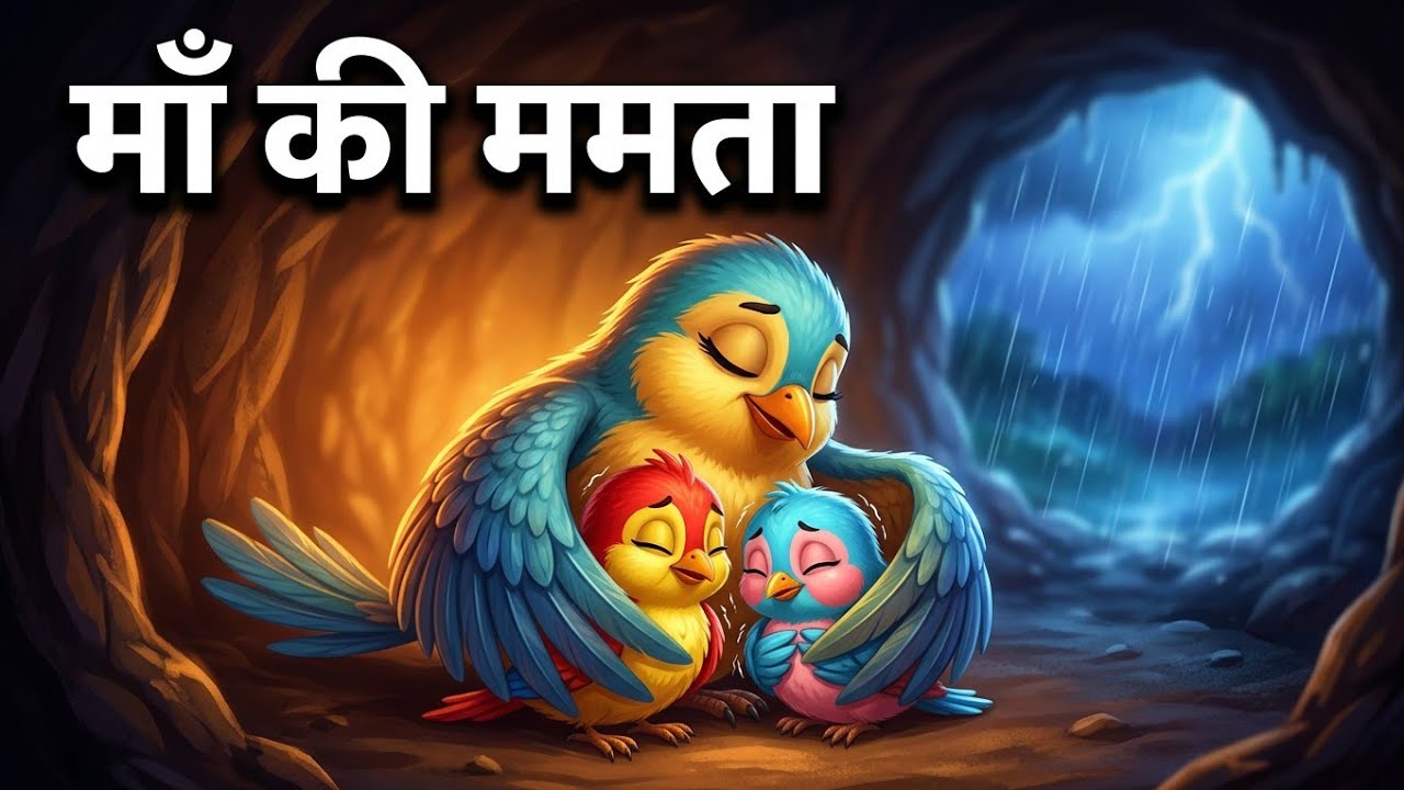 बारिश ओर्र चिड़िया के ऊपर मुसीबत  || Hindi kahani | Moral story | Hindi story ||