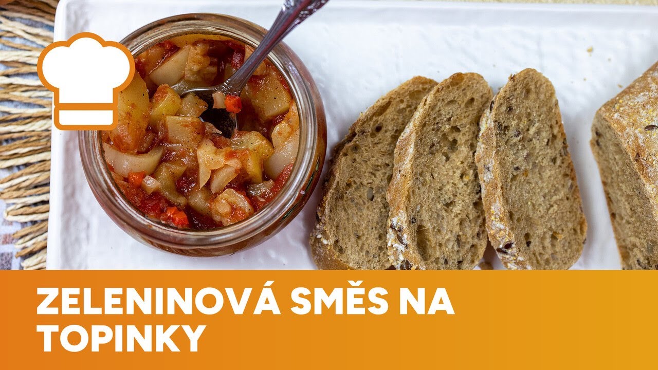 Zavařená zeleninová směs chutná skvěle na topinkách i na těstovinách