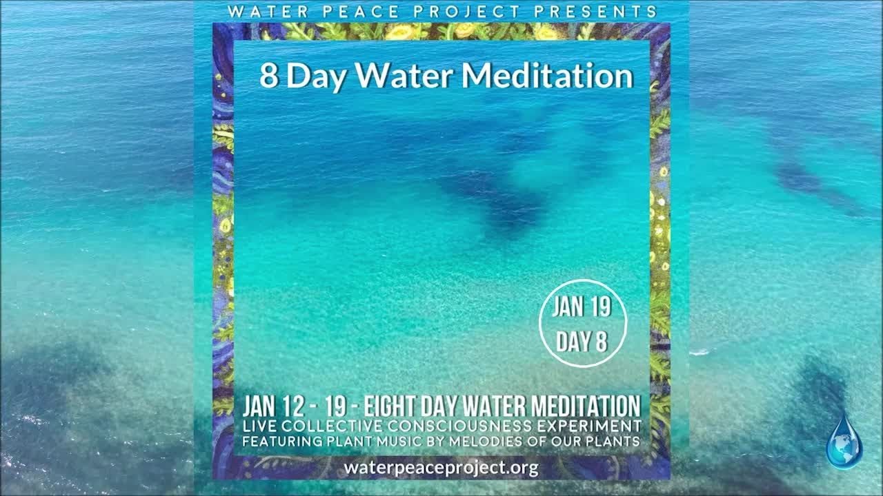 JAN 19 Day 8 of 8 Day Water Meditation & Consciousness Experiment Featuring Plant Music -2026