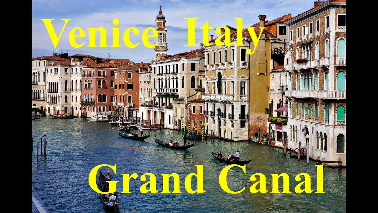 Venice, Italy - The Grand Canal. Fabulous views along the Main Street of Venice!
