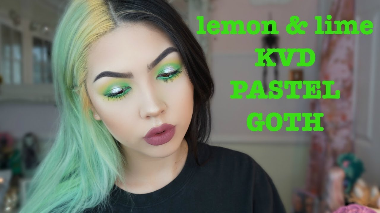Lemon & Lime Spotlight | Kat Von D Pastel Goth Palette