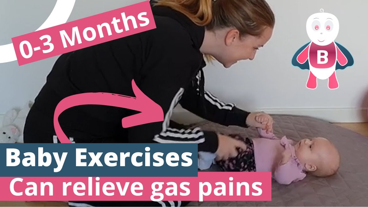 Baby Exercises and Activities #0-3 months - Arm to leg movements - Baby Development
