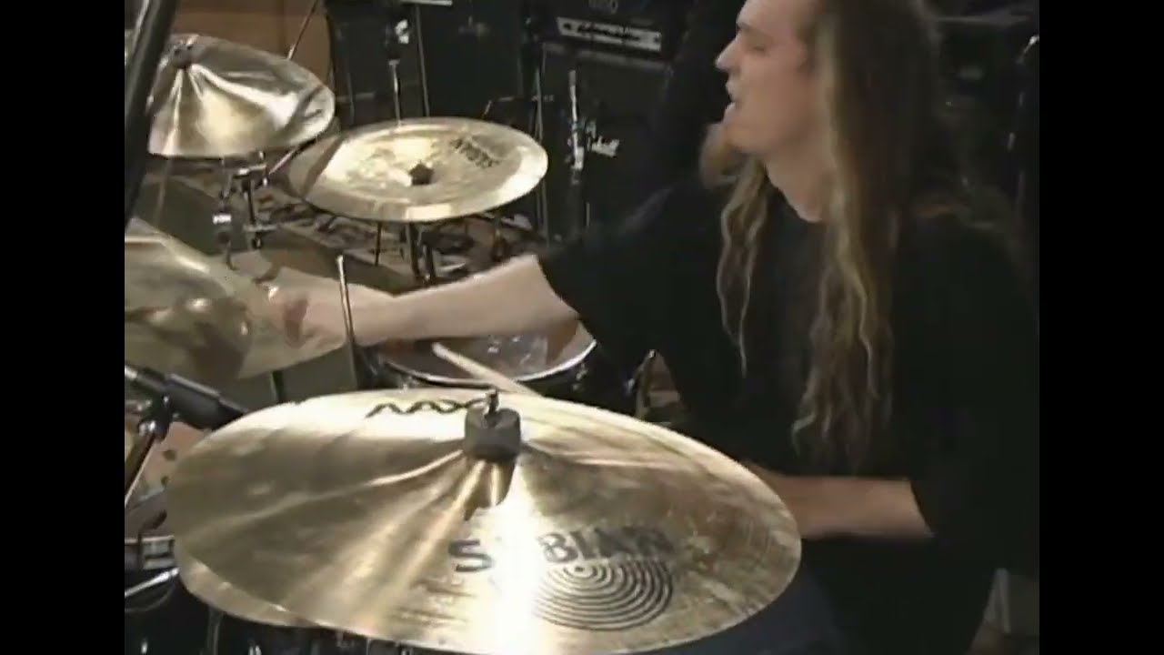 devin townsend playing drums shitpost