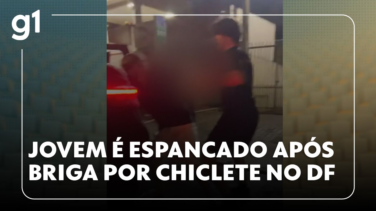 Jornal Hoje: Jovem &eacute; espancado ap&oacute;s briga por chiclete no DF