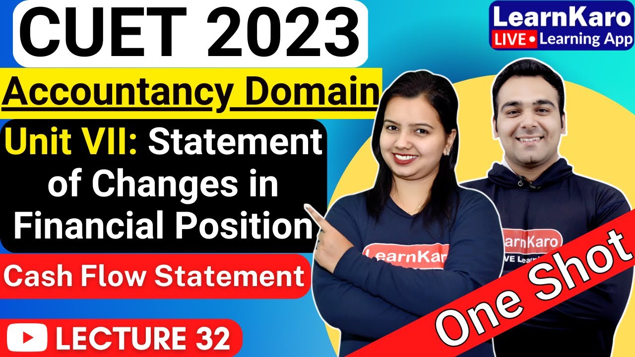 CUET 2023 | Domain Test | Accountancy | Statement of Changes in Financial Position
