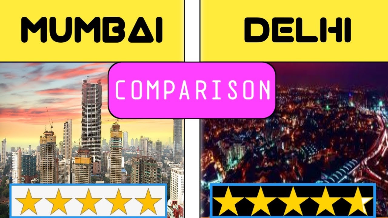 Mumbai Vs Delhi City Comparison l Mumbai city vs delhi capital comparison l #informpedia