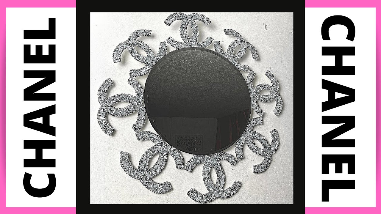 CHANEL INSPIRED DIY | GLAM HOME DECOR DIY | GLITZY GLAM DOLLAR TREE & MICHAEL'S DIY