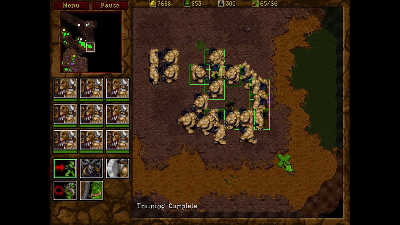 Warcraft 2: Beyond the Dark Portal - Full Orc Campaign Gameplay & Story (Walkthrough / Speedrun)