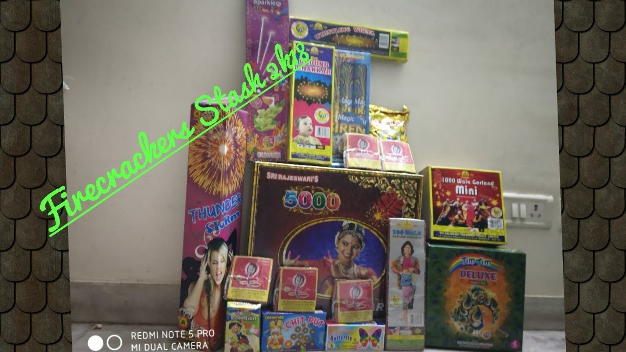 Firecrackers Stash 2018 2.0|| Diwali Special || Unboxing Master