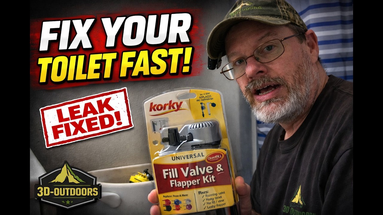 🚽 How to Install the Korky Fill Valve and Flapper Toilet Kit
