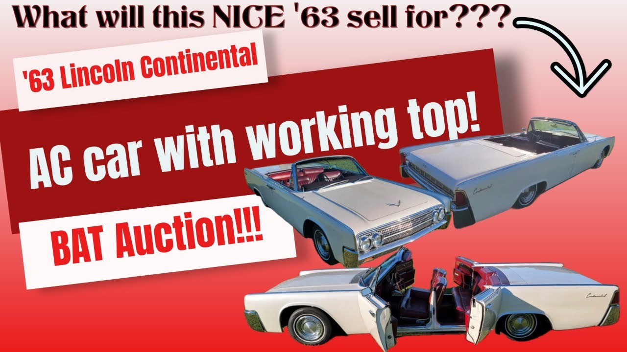 1963 Lincoln Continental Convertible - BAT ACTIVE Listing Review