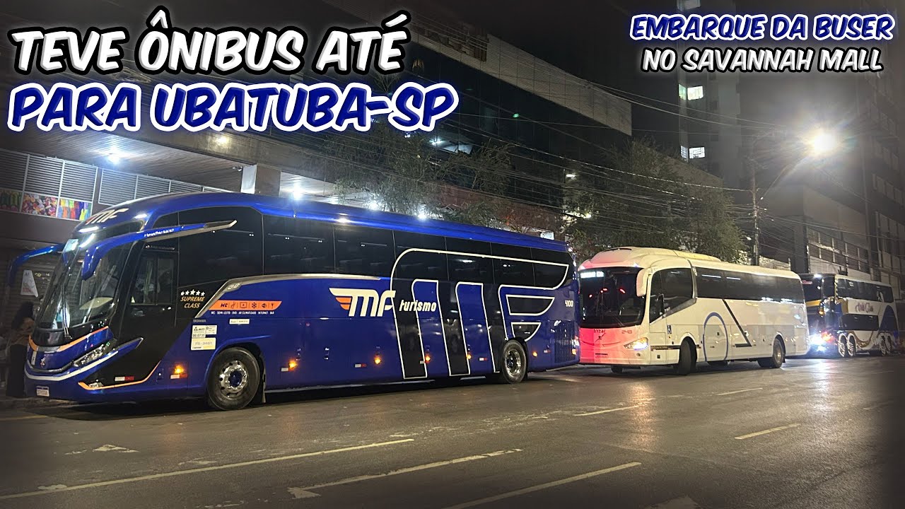 MUITOS &Ocirc;NIBUS DIFERENCIADOS em BH! CONFIRA o EMBARQUE da BUSER no SAVANNAH MALL