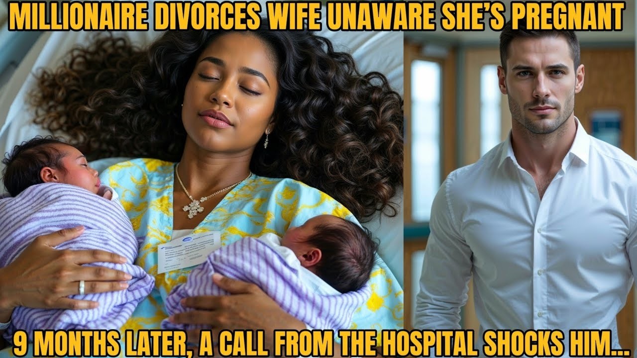 Millionaire Divorces Wife Unaware She's Pregnant — Months Later He's Asked to Save Her & Their Twins